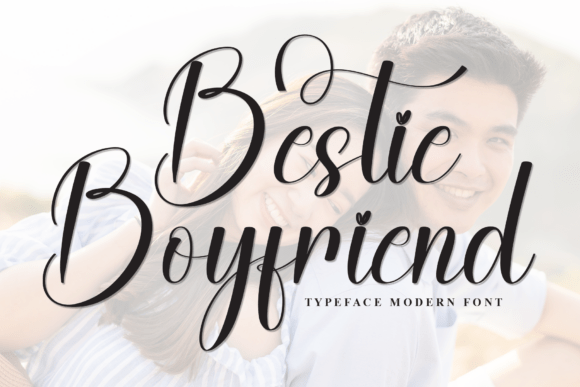 Bestie Boyfriend: A Modern Script Font for Creative Branding