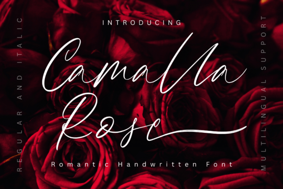 Camalla Rose: A Graceful Script Font for Engaging Designs