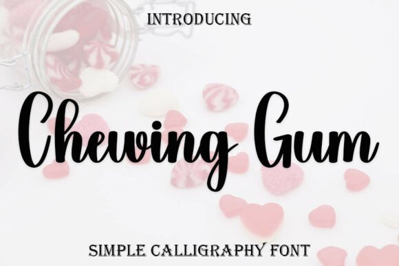 Chewing Gum: A Handwritten Font for Creative Web Design