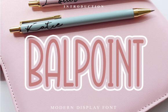 Discover Balpoint: A Font Perfect for Craft and Product Creations