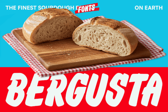 Discover Bergusta: A Font with 70s and 80s Americana Charm
