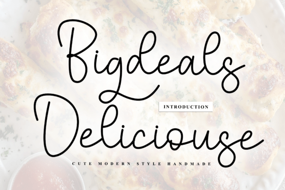 Discovering Bigdeals Deliciouse: A Font for Elegant Publishing