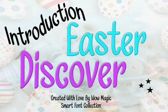 Easter Discover: A Playful Handwritten Font for Editorial Design