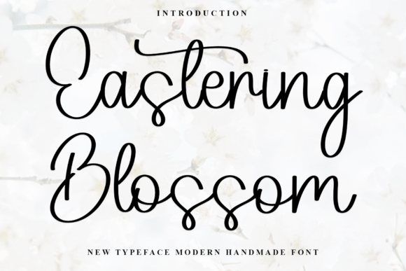 Elevate Your Brand with Eastering Blossom Font