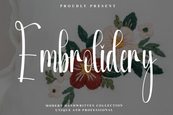 Embrolidery: A Premium Font for Modern Editorial Design