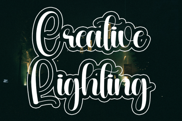 Enhance Your Brand with Creative Lighting Font