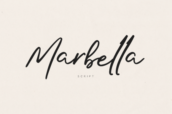Enhance Your Brand with Marbella: A Stylish Script Font