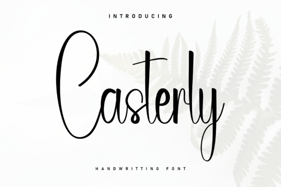 Enhancing Web Design with Casterly: A Handwritten Font