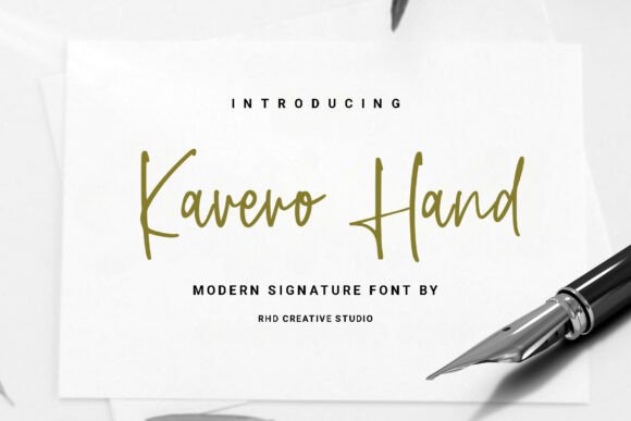 Exploring Kavero Hand: A Versatile Script Font