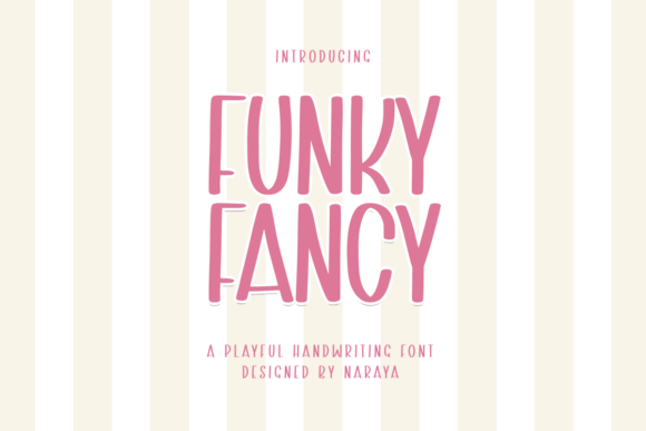 Funky Fancy: A Playful Font for Editorial Charm