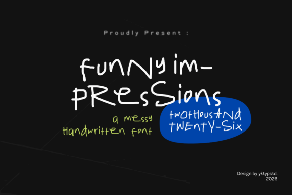 Funny Impressions: A Lively Script Font for Creative Web Design
