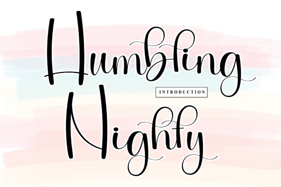 Humbling Nighty: A Versatile Script Font for Creative Campaigns