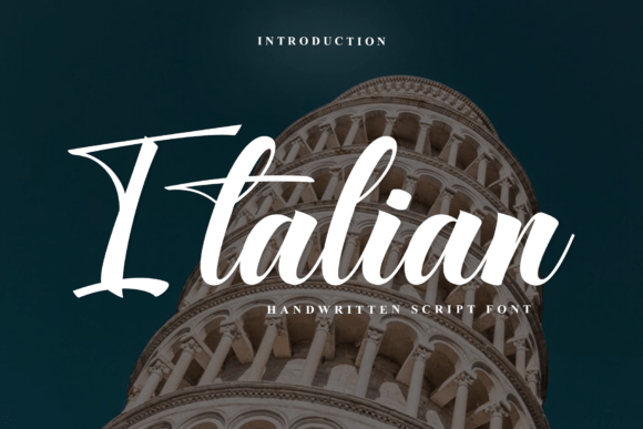 Italian: A Graceful Script Font for Polished Branding