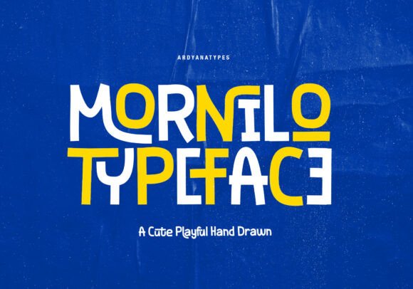 Mornilo: A Playful Font for Engaging Editorial Designs