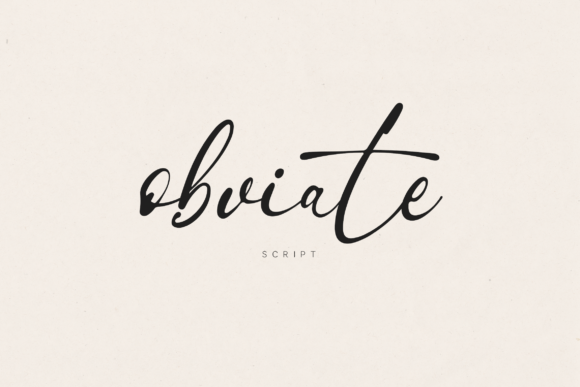Obviate: A Modern Script Font for Elegant Web Design