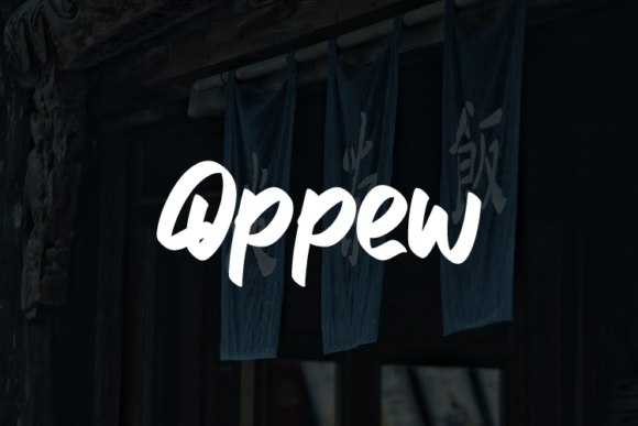Oppew: A Script Amp Font for Elegant Branding