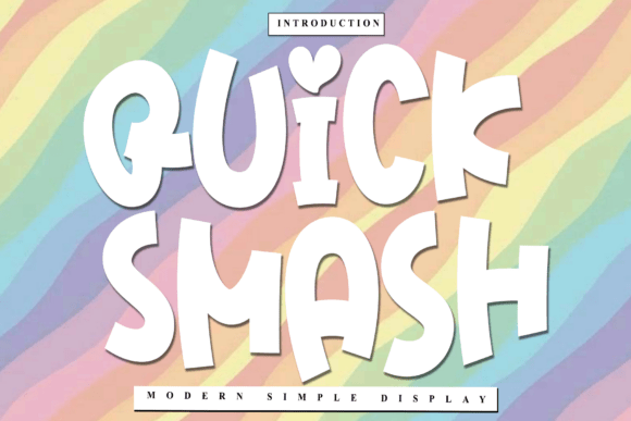 Quick Smash: A Versatile Script Font for Creative Branding