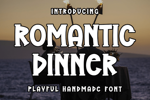 Romantic Dinner: A Script Font for Elegant Projects