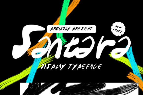 Santara: A Bold Handwritten Font for Creative Web Design