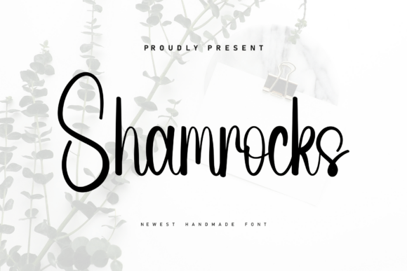 Shamrocks: A Handwritten Font for Charming Branding