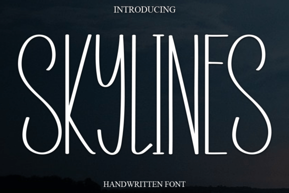 Skylines: A Sweet and Cursive Font for Web Design
