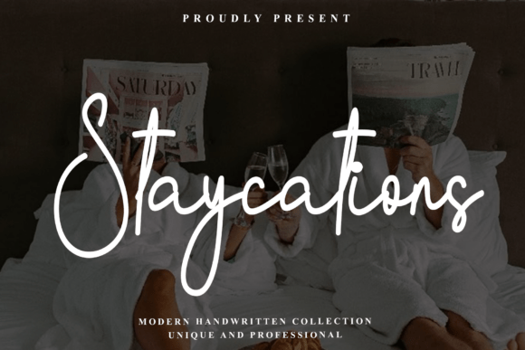 Staycations: A Font for Effortless Editorial Elegance