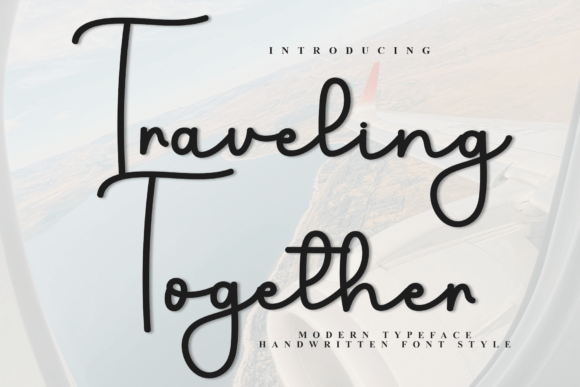 Traveling Together: A Festive Script Font for Web Design
