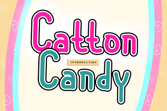 Unleash Whimsy with Catton Candy: A Playful Display Font